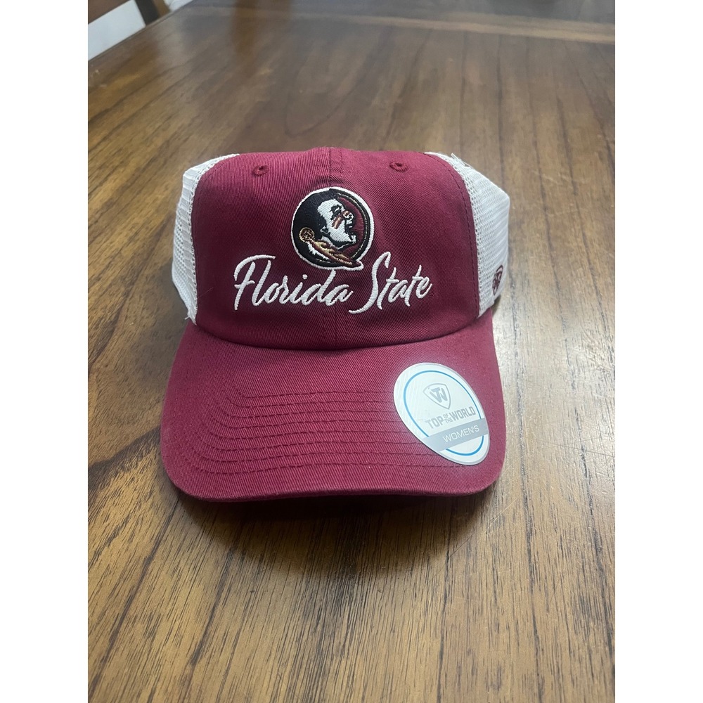 Florida State Seminoles Top of the World Womens Trucker Hat Garnet FSU Snapback